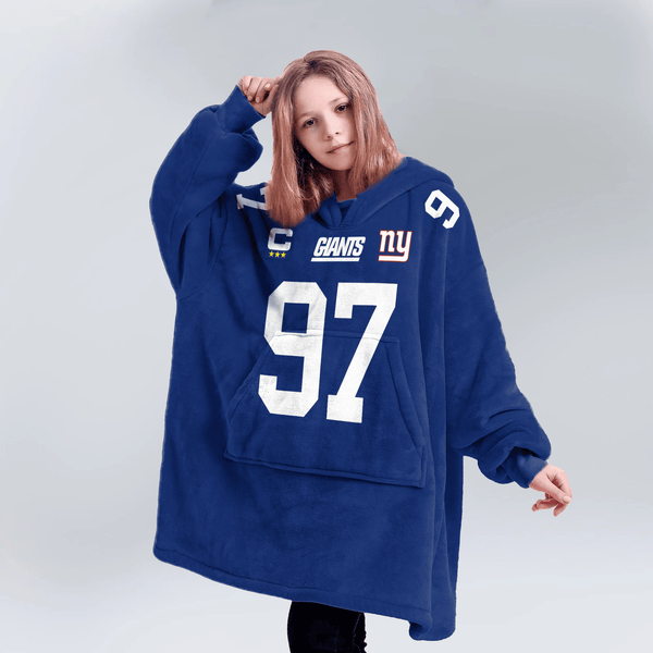 New York G Football Team Unisex Blanket Hoodie