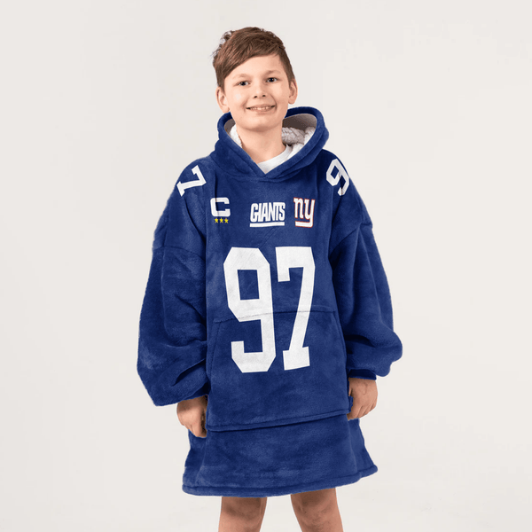 New York G Football Team Unisex Blanket Hoodie