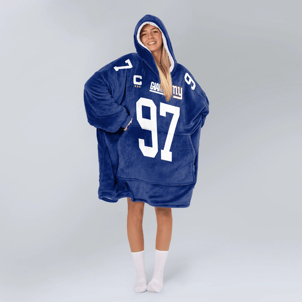 New York G Football Team Unisex Blanket Hoodie