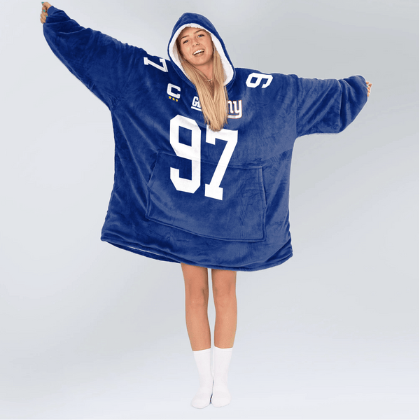 New York G Football Team Unisex Blanket Hoodie