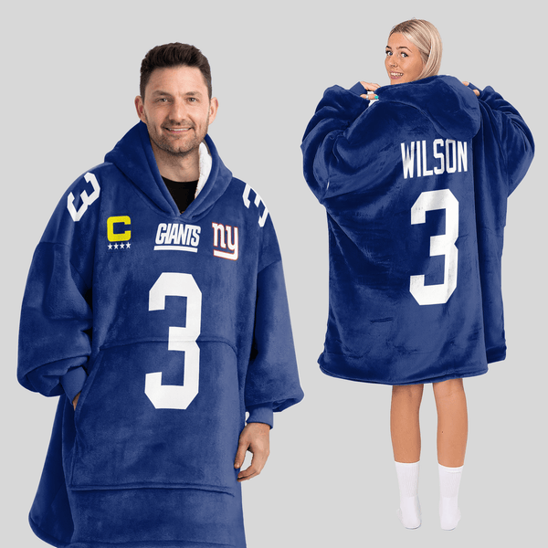 New York G Football Team Unisex Blanket Hoodie