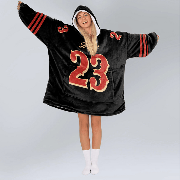 San Francisco Football Team Unisex Blanket Hoodie