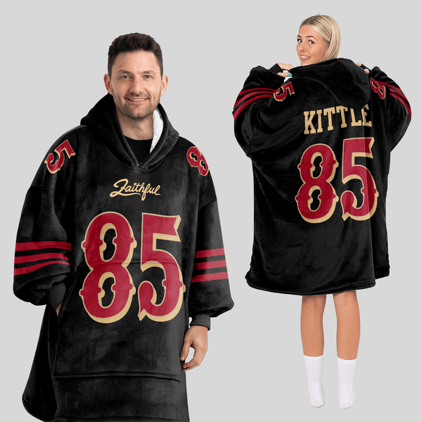 San Francisco Football Team Unisex Blanket Hoodie