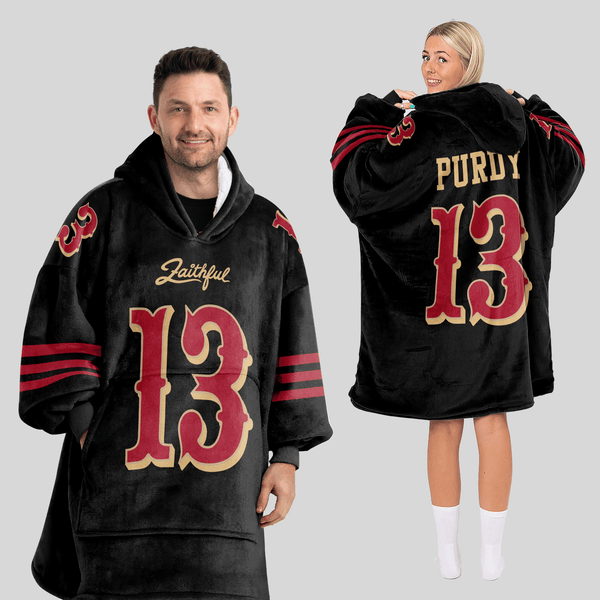 San Francisco Football Team Unisex Blanket Hoodie