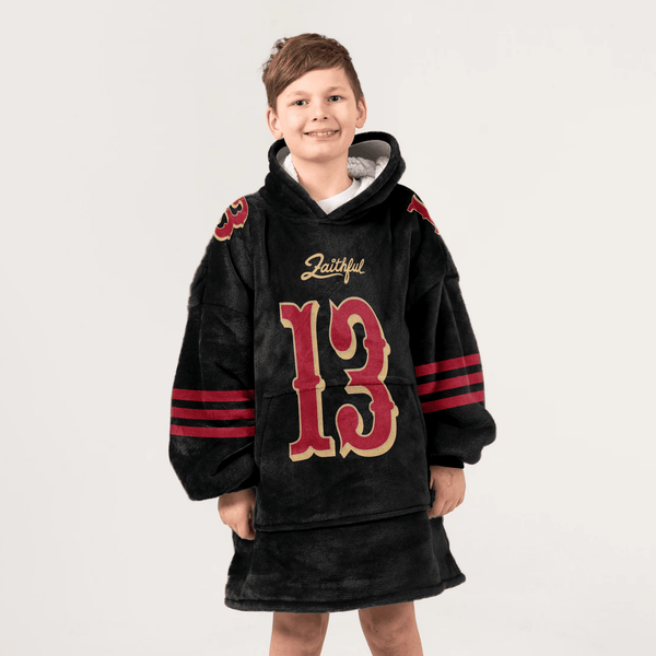 San Francisco Football Team Unisex Blanket Hoodie