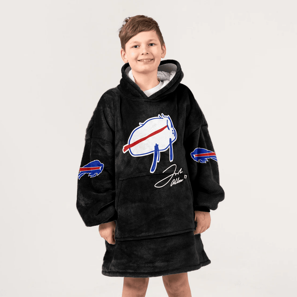 Buffalo Football Unisex Blanket Hoodie
