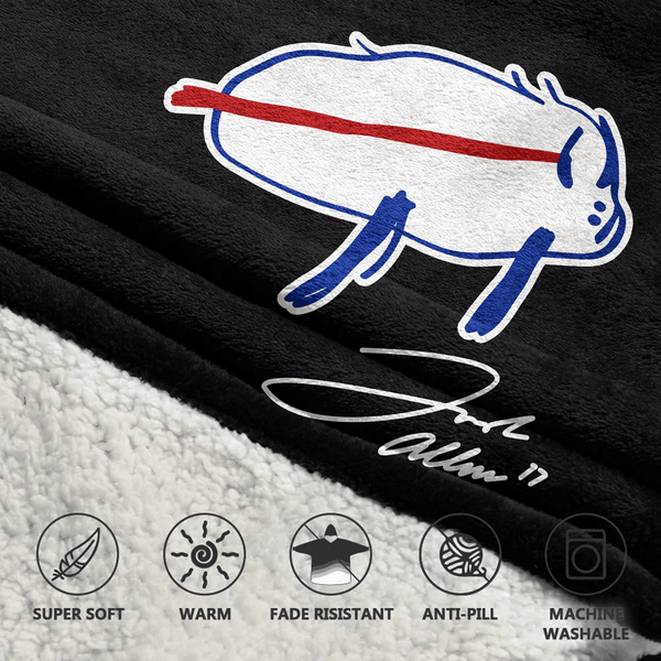 Buffalo Football Unisex Blanket Hoodie