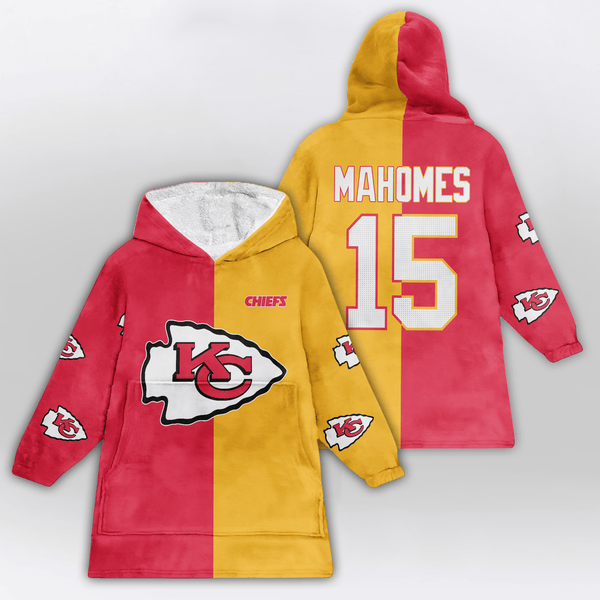 P.M 15 Kansas City Football Unisex Blanket Hoodie