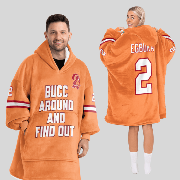 E.E 2 Tampa Bay Football Unisex Blanket Hoodie