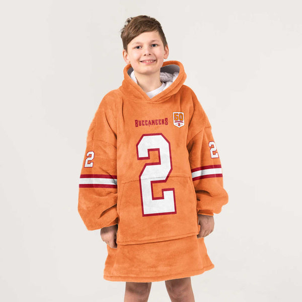 E.E 2 Tampa Bay Football Unisex Blanket Hoodie