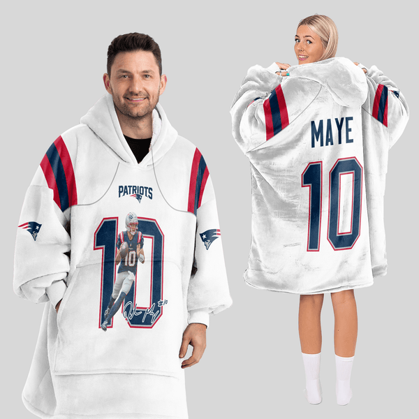 D.M 10 New England Football Unisex Blanket Hoodie