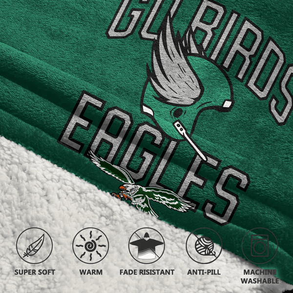 J.H 1 Philadelphia Football Unisex Blanket Hoodie