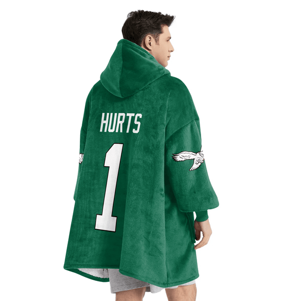 J.H 1 Philadelphia Football Unisex Blanket Hoodie