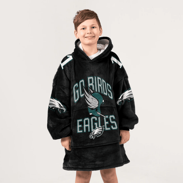 J.H 1 Philadelphia Football Unisex Blanket Hoodie