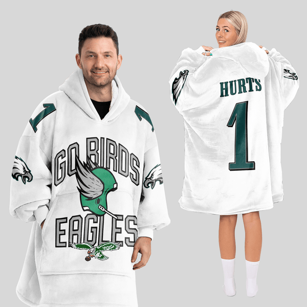 J.H 1 Philadelphia Football Unisex Blanket Hoodie