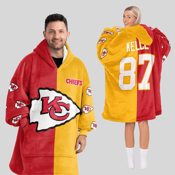 P.M 15 Kansas City Football Unisex Blanket Hoodie