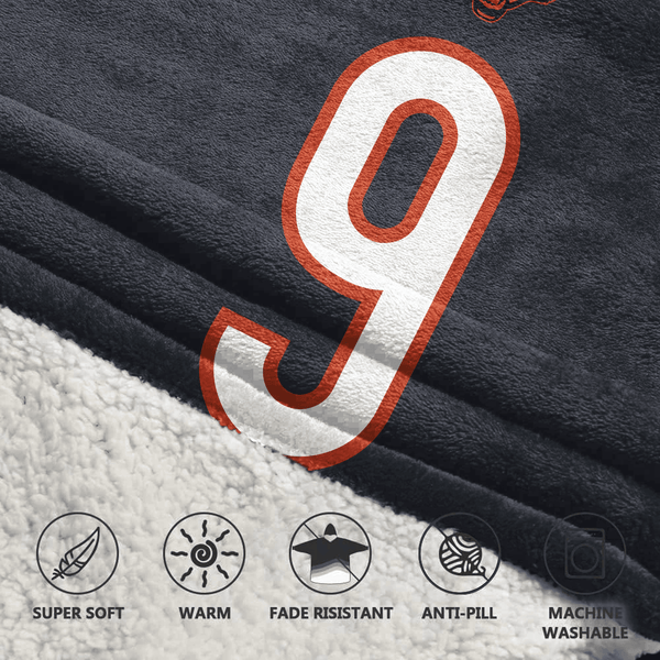 Chicago Football Team Unisex Blanket Hoodie