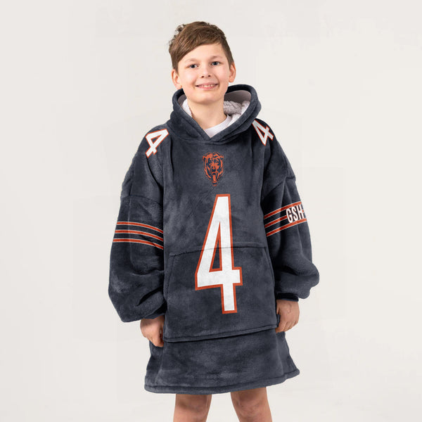 Chicago Football Team Unisex Blanket Hoodie