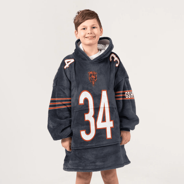 Chicago Football Team Unisex Blanket Hoodie