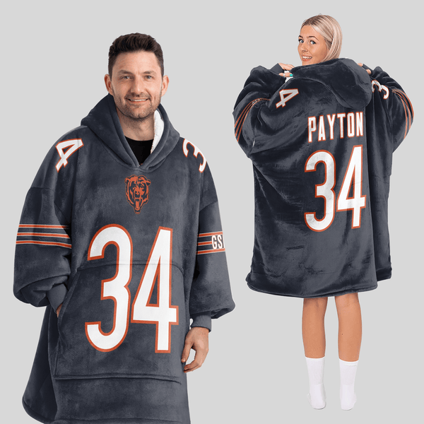 Chicago Football Team Unisex Blanket Hoodie