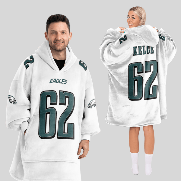 J.K 62 Philadelphia Football Unisex Blanket Hoodie