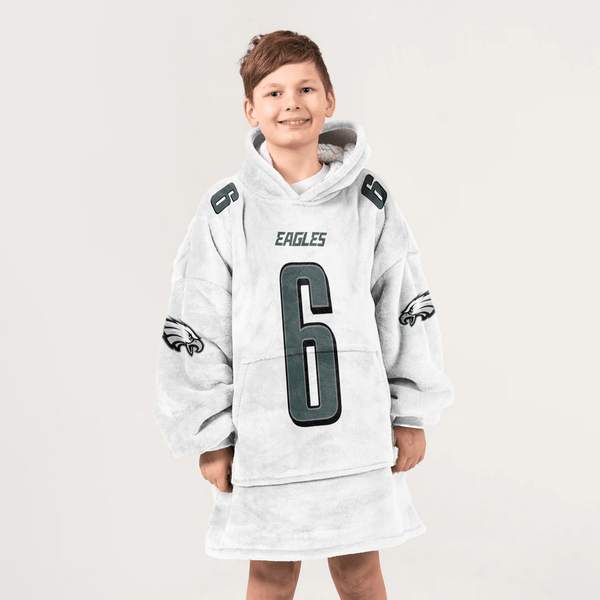 D.S 6 Philadelphia Football Unisex Blanket Hoodie