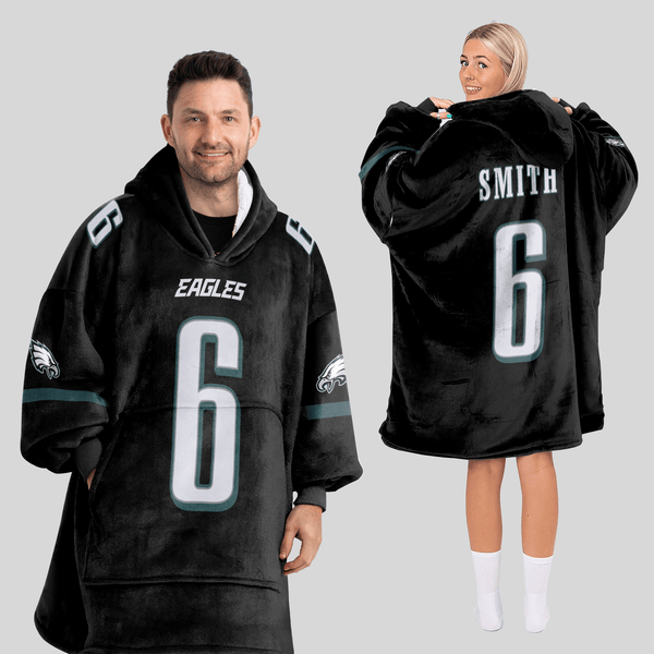 D.S 6 Philadelphia Football Unisex Blanket Hoodie