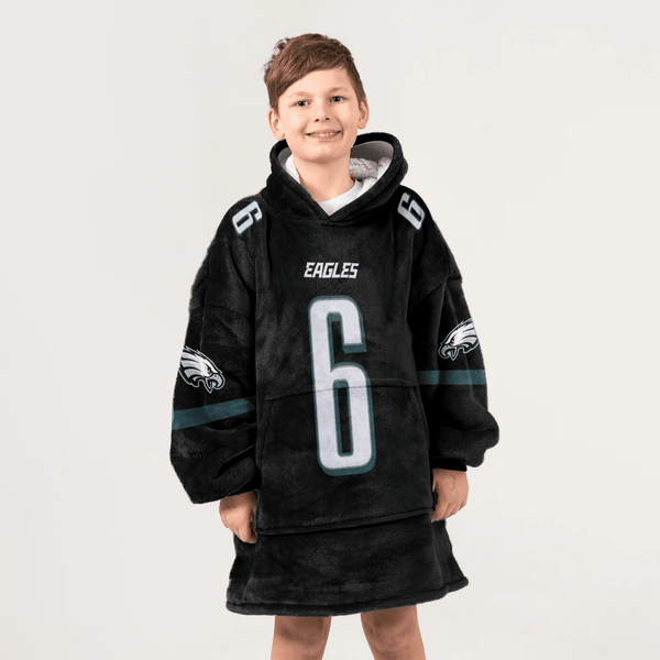 D.S 6 Philadelphia Football Unisex Blanket Hoodie