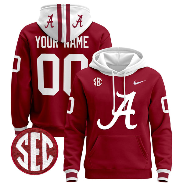 Alabama Crimson Tide 2024 Custom Pullover Hoodie V2 - All Print
