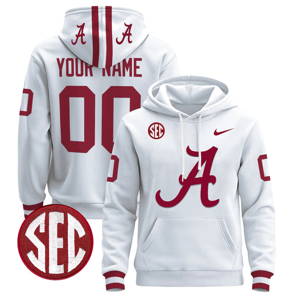 Alabama Crimson Tide 2024 Custom Pullover Hoodie V2 - All Print