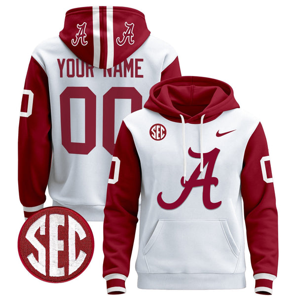 Alabama Crimson Tide 2024 Custom Pullover Hoodie V2 - All Print