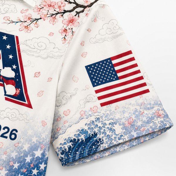 Chrisraw America 250 Liberty Wave Hawaiian Shirt