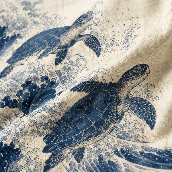 Chrisraw Oceanic Turtle Wave Hawaiian Shirt