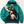 Chrisraw Gabu Hoodie — Black Cat Biting Hand Print