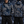 Chrisraw Midnight Guardians Hoodie — Dragon Phoenix Japanese Line Art Indigo All-Over Print
