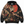 Chrisraw Tsuno Kabuto Hoodie — Antler Samurai Red Moon Print