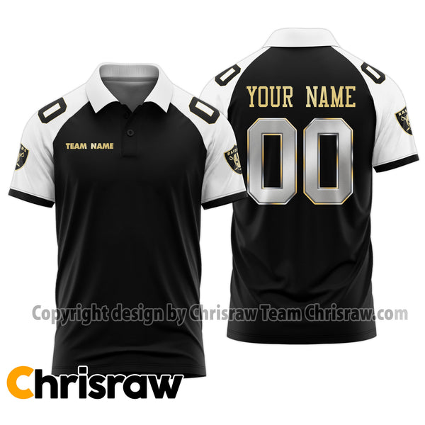 Raiders Polo Custom Name & Number