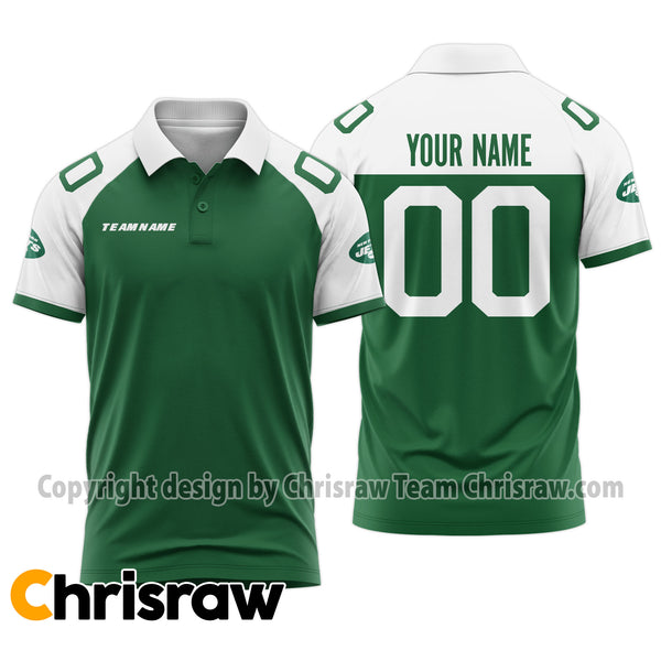 Jets Polo Custom Name & Number