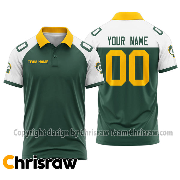 Packers Polo Custom Name & Number