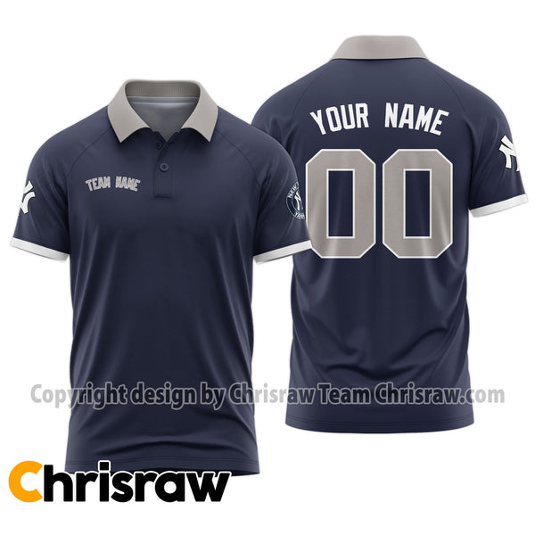 Yankees Polo Custom Name & Number