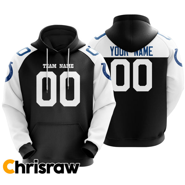 Pullover Sweatshirt Hoodie Custom Indianapolis - V1