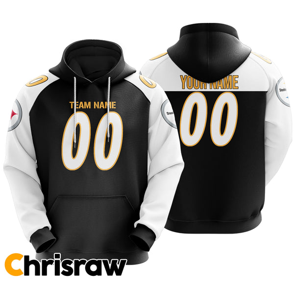 Pullover Sweatshirt Hoodie Custom Pittsburgh - V1