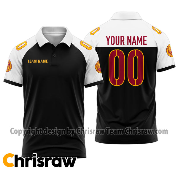 Commanders Polo Custom Name & Number