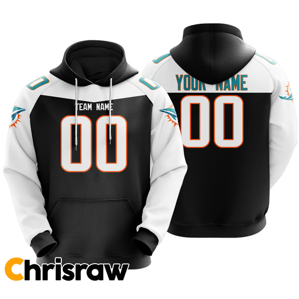 Pullover Sweatshirt Hoodie Custom Miami - V1