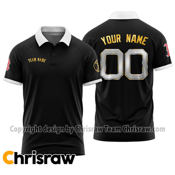 Red Sox Polo Custom Name & Number