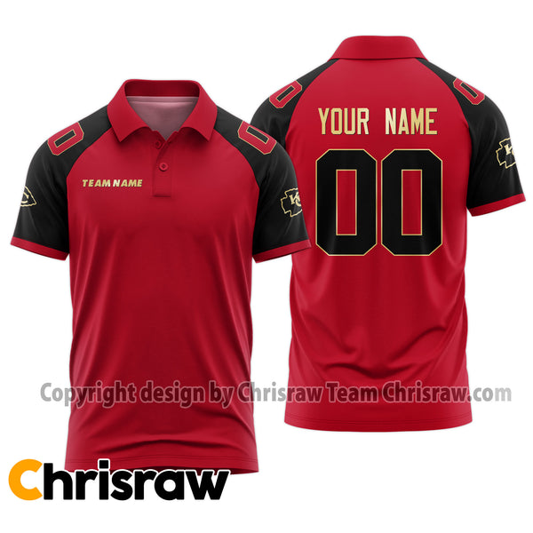 Chiefs Polo Custom Name & Number