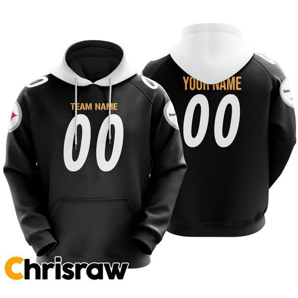 Pullover Sweatshirt Hoodie Custom Pittsburgh - V1