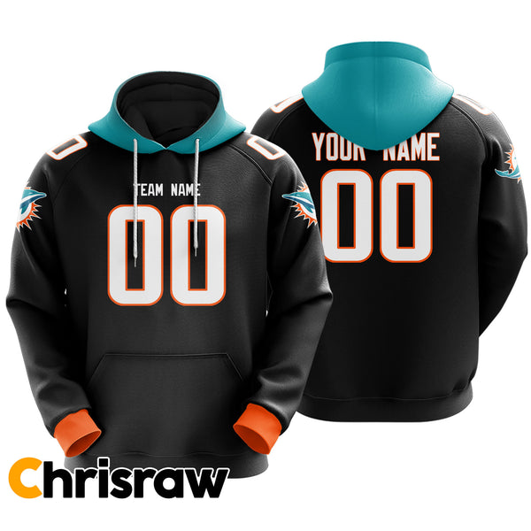 Pullover Sweatshirt Hoodie Custom Miami - V1