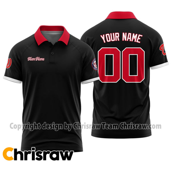 Nationals Polo Custom Name & Number