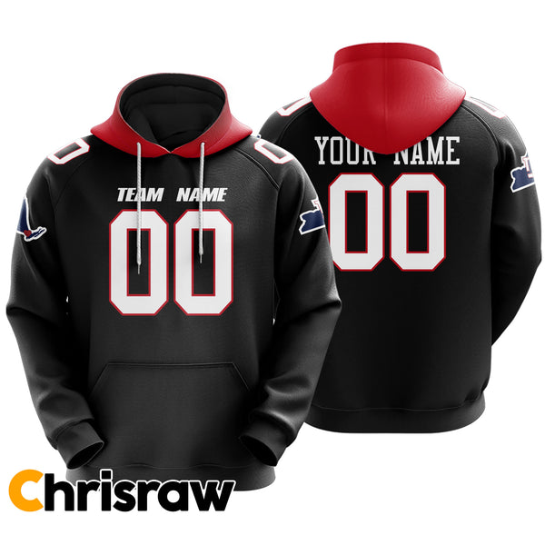 Pullover Sweatshirt Hoodie Custom New-York-G - V1